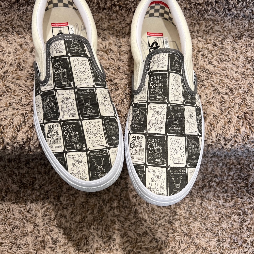 Vans skate slip on Daniel Johnston